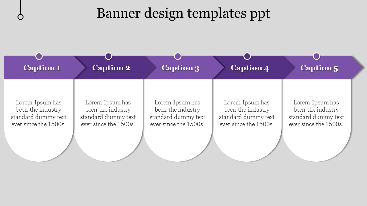 Free - Creative Banner Design Templates PPT In Purple Color